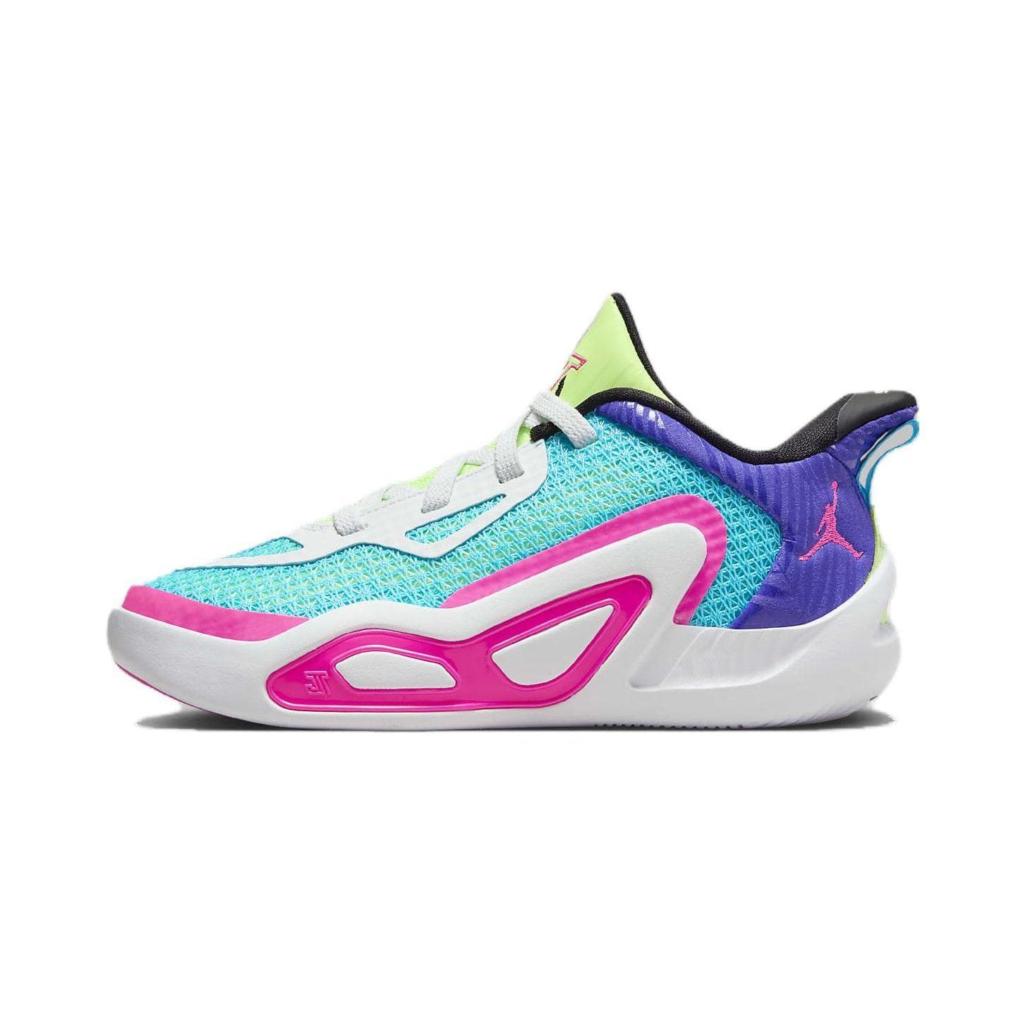 Air Jordan Tatum 1 PS Wave Runner Kids Sneakers Blue Lagoon-Pulse Pink-Blast FV0173-400 cm