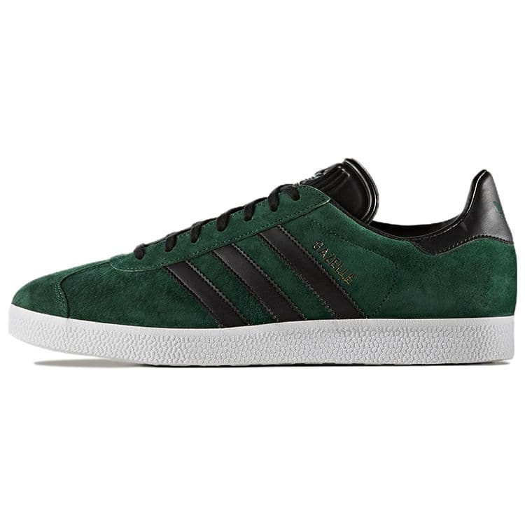 Adidas Gazelle Collegiate Green Black Unisex Sneakers Gold-Metallic BB5487 cm
