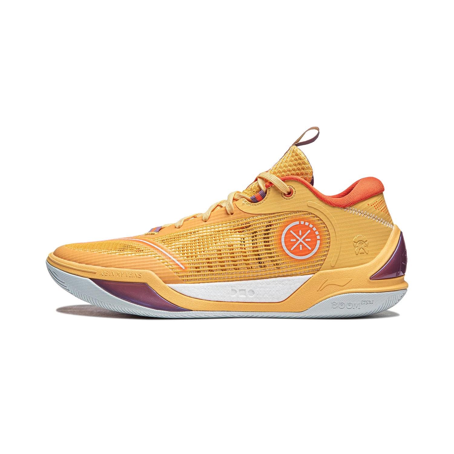 Li Ning Wade 2 Cold Blood Reflective Comfortable Fit Synthetic Leather Shock Absorption Wear Resistant Support Low Top Basketball Shoes ABPU017-9 cm
