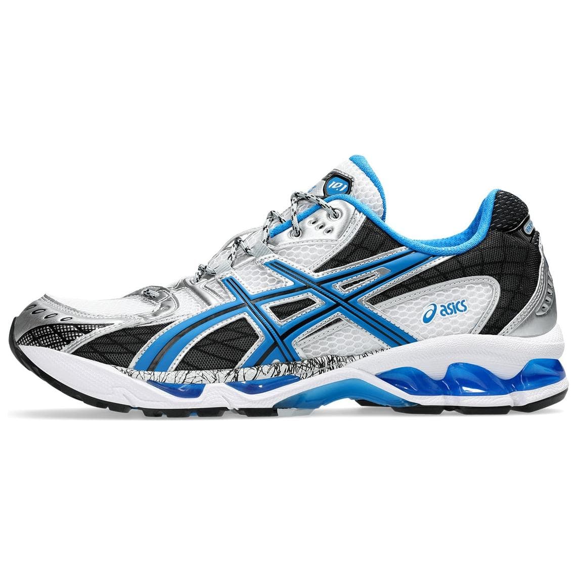 ASICS Gel Nimbus 10.1 White Directoire Blue Unisex Sneakers 1203A543-101 cm