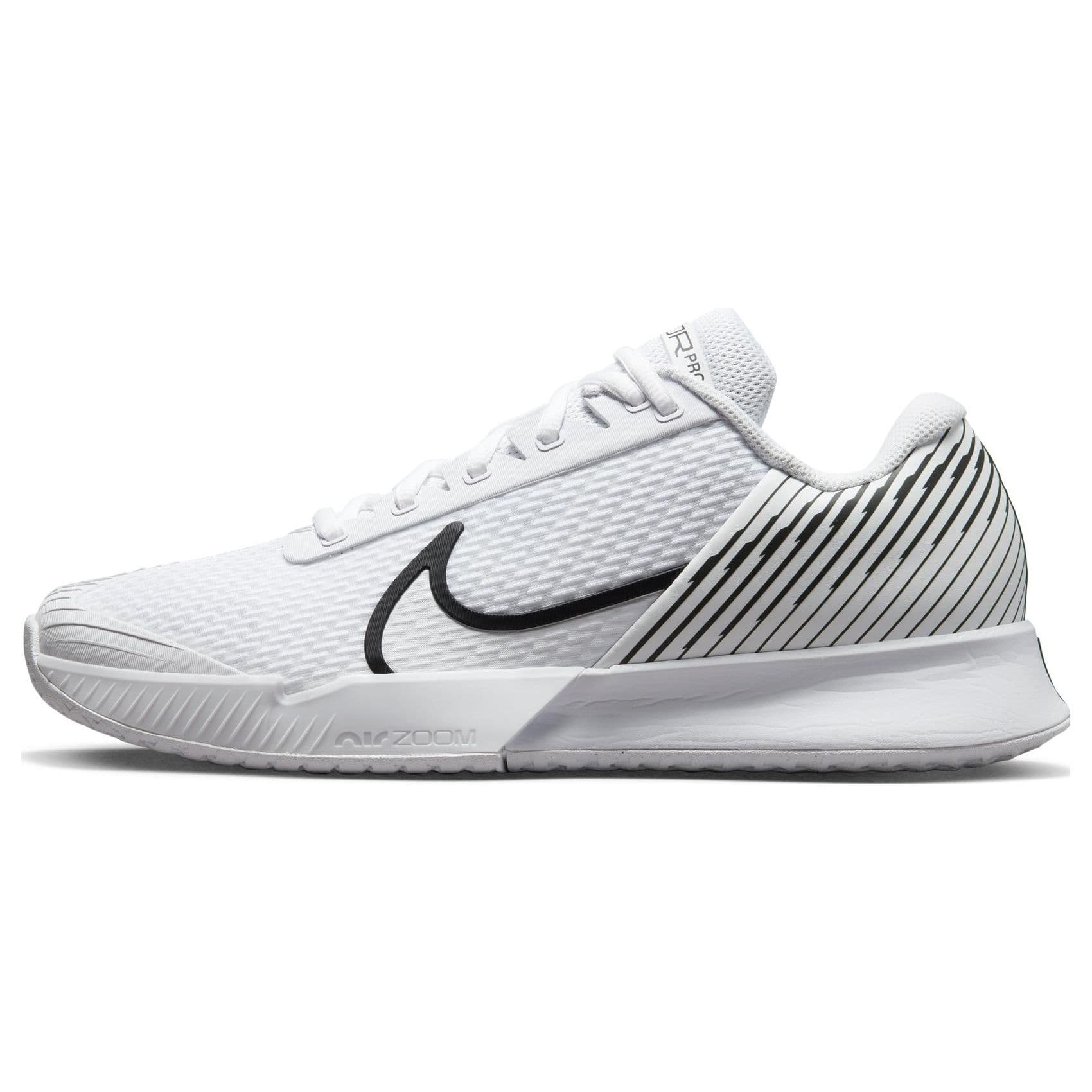 NikeCourt Air Zoom Vapor Pro 2 HC White Black Men Sneakers DR6191-101 cm
