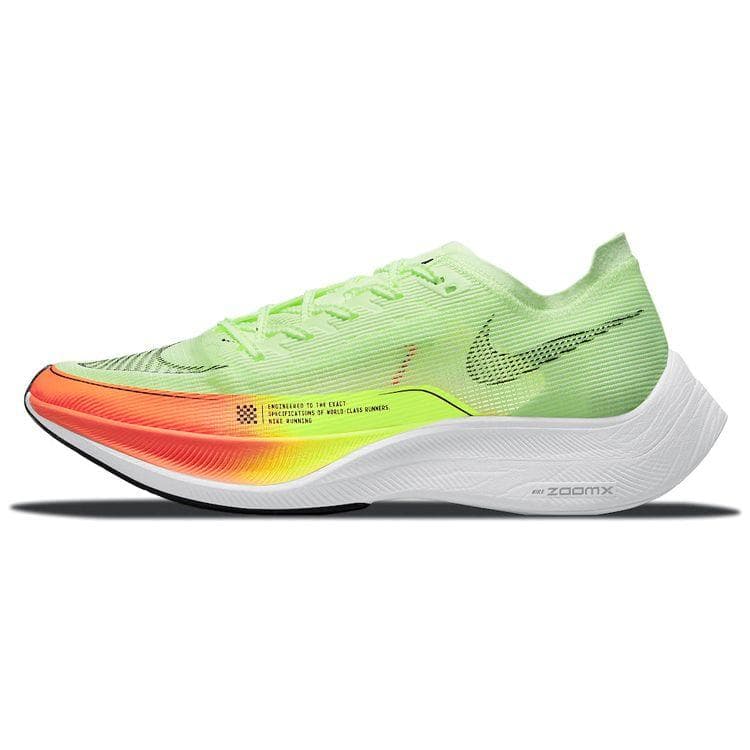 Nike ZoomX Vaporfly NEXT% 2 Fast Pack Men Sneakers Yellow Barely-Volt Hyper-Orange CU4111-700 cm