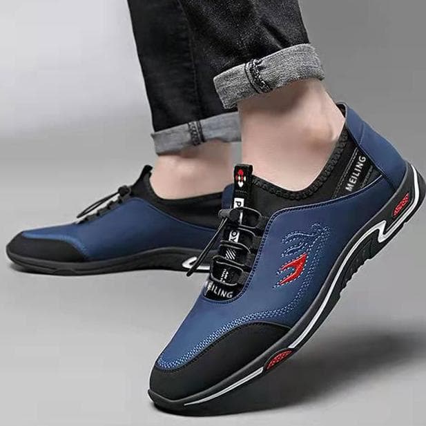 Luxury Mens Leather Shoes Black Brown Classic Shoes Lace Up Dress Sports Business Men Formal Shoes cm black