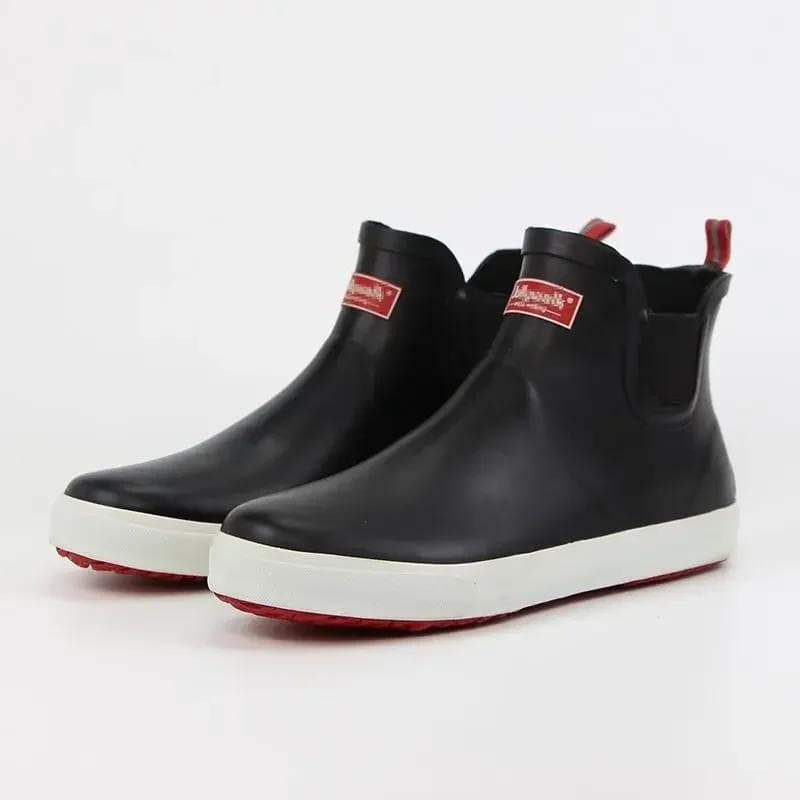 Durable Comfortable Waterproof Resistant Short Rain Boots for Men Garden On Offer Outdoor High Quality Man Shoes Wear-resistant cm