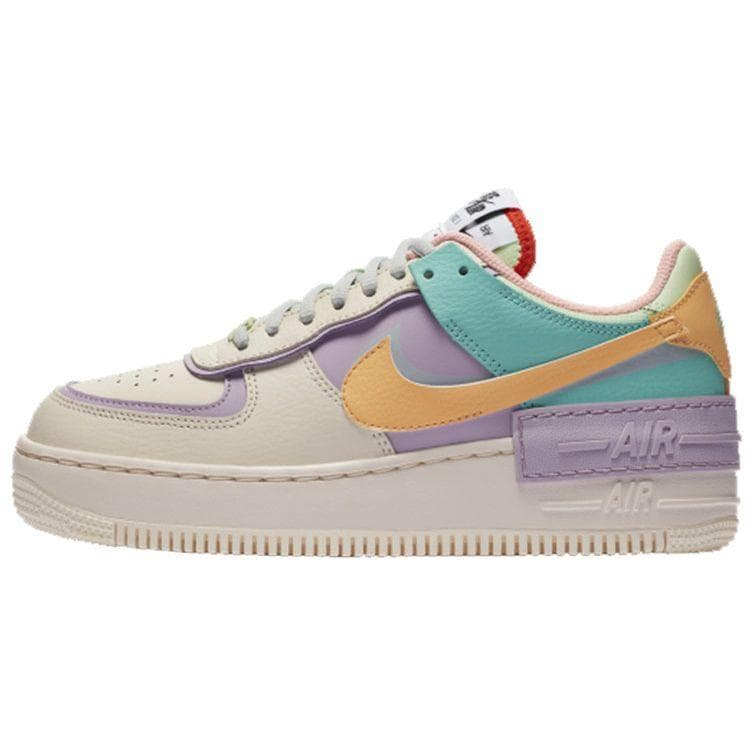 Nike Air Force 1 Shadow Pale Ivory Women Sneakers Tan Celestial-Gold Tropical-Twist CI0919-101 cm