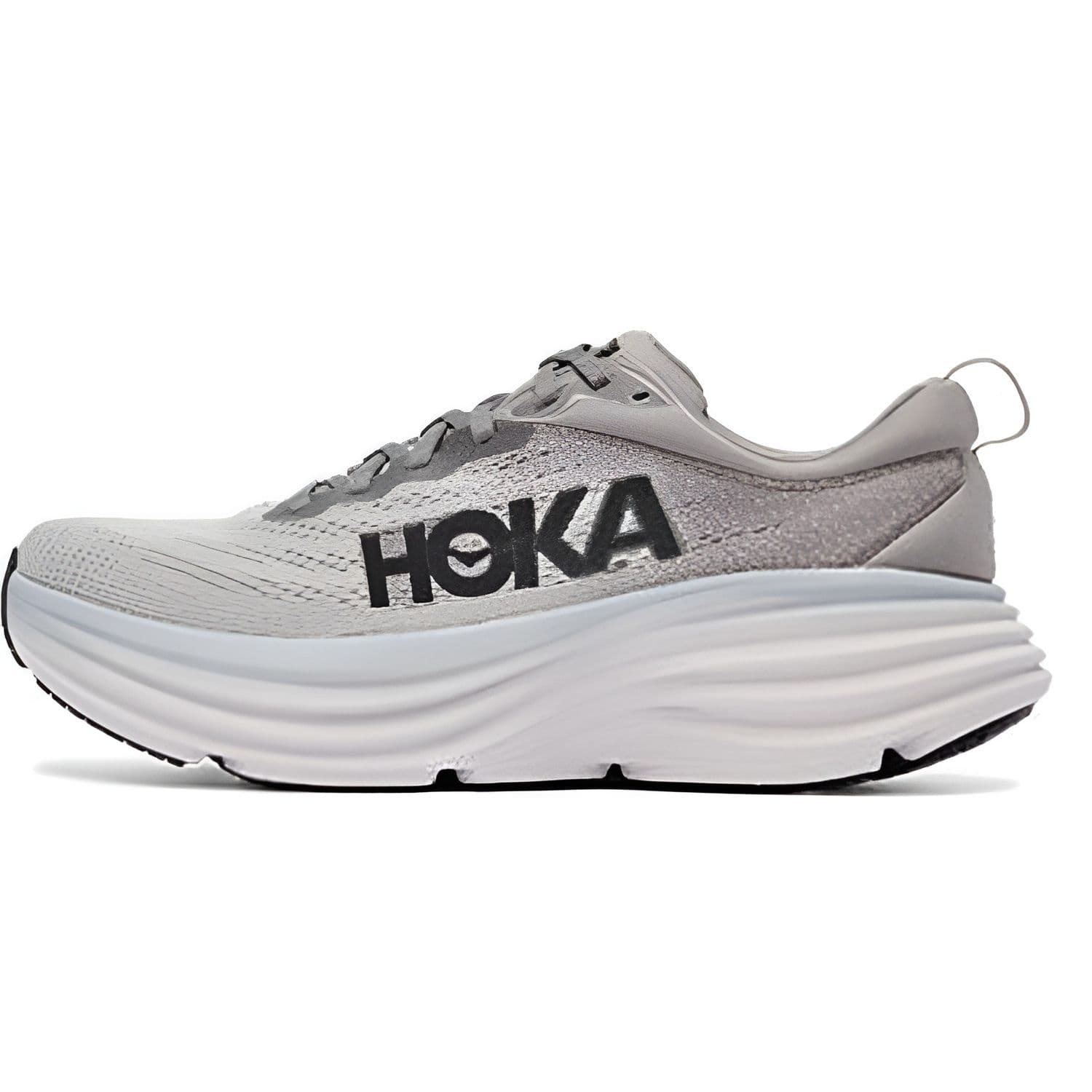 HOKA Bondi 8 Sharkskin Men Sneakers Grey Harbor-Mist 1123202-SHMS cm