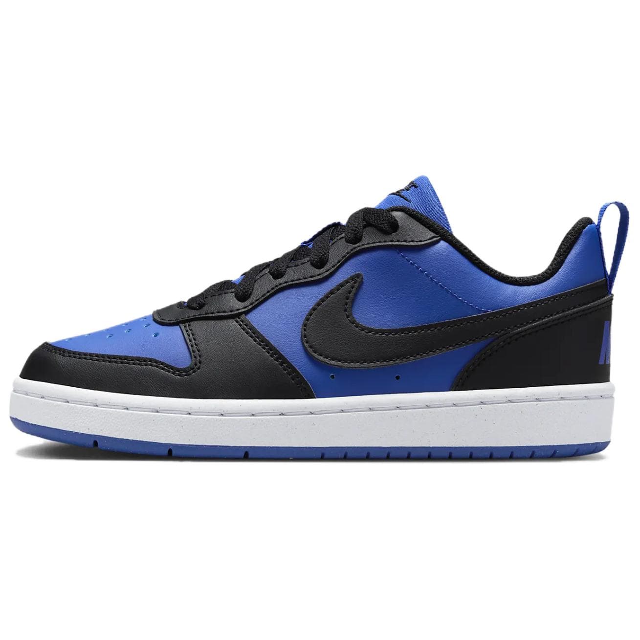 Nike Court Borough Low Recraft GS Game Royal Black Kids Sneakers Blue White HM6293-480 cm