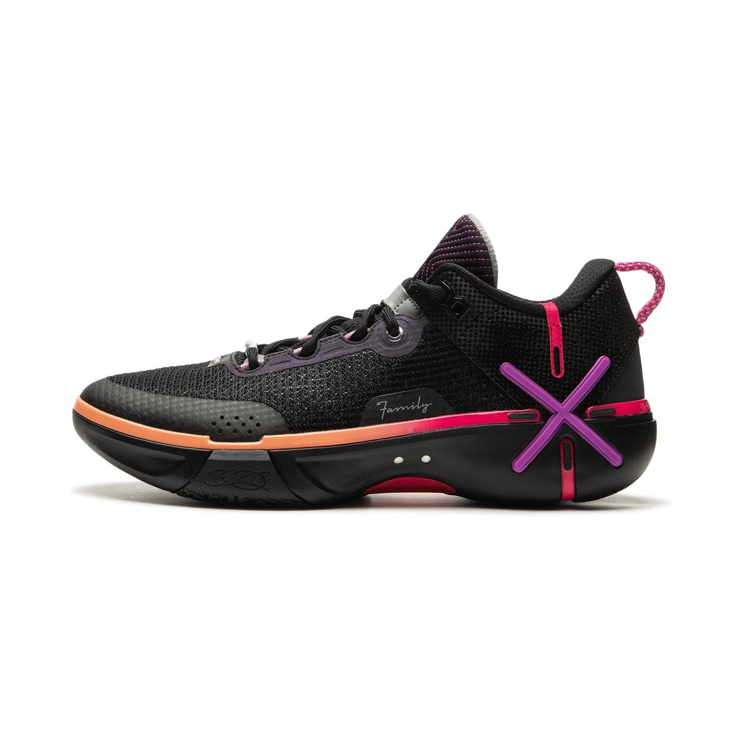 Li-Ning Wade Shadow 6 Sunrise Men Sneakers Black Multi-Color ABPU029-2 cm