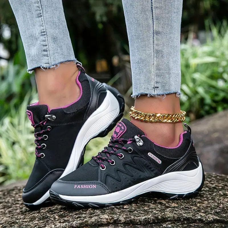 Fashion Ladies' Cheap Shoes Free Clearance and Shipping Lightweight Hiking Shoes Anti Slip Outdoor Soft Sports Walking Tennis Shoes cm gray