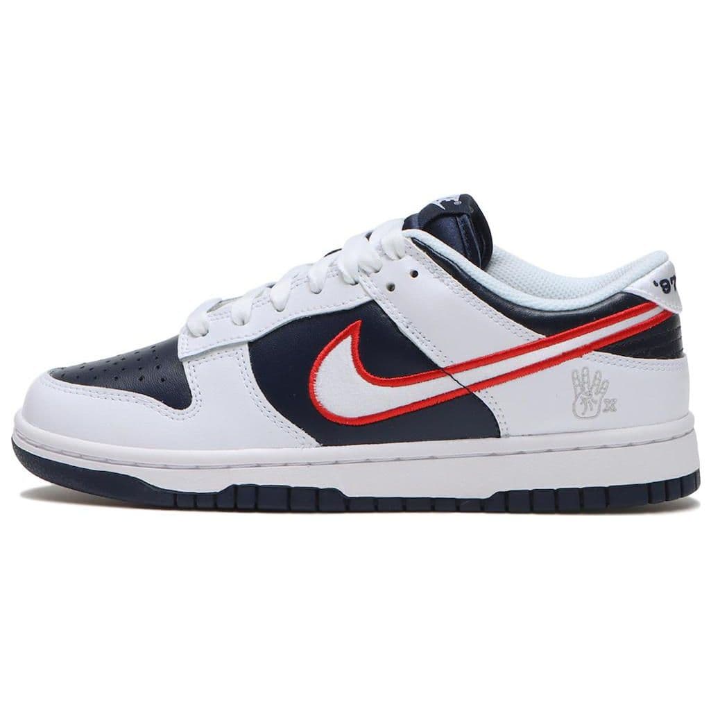 Nike Dunk Low Premium Houston Comets Four Peat Women Sneakers Blue Obsidian White DZ2780-100 cm