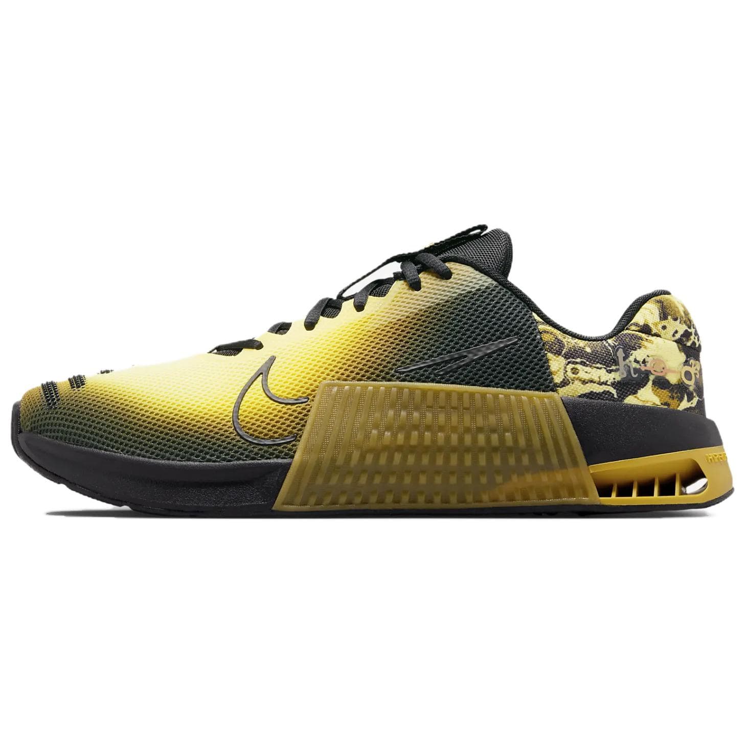 Nike Metcon 9 AMP Black Bronzine Men Sneakers Yellow Citron-Tint DZ2616-002 cm