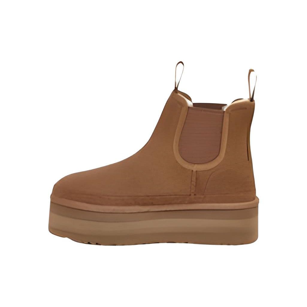 UGG Neumel Platform Chelsea Boot Chestnut Women Sneakers Brown 1134526-CHE cm