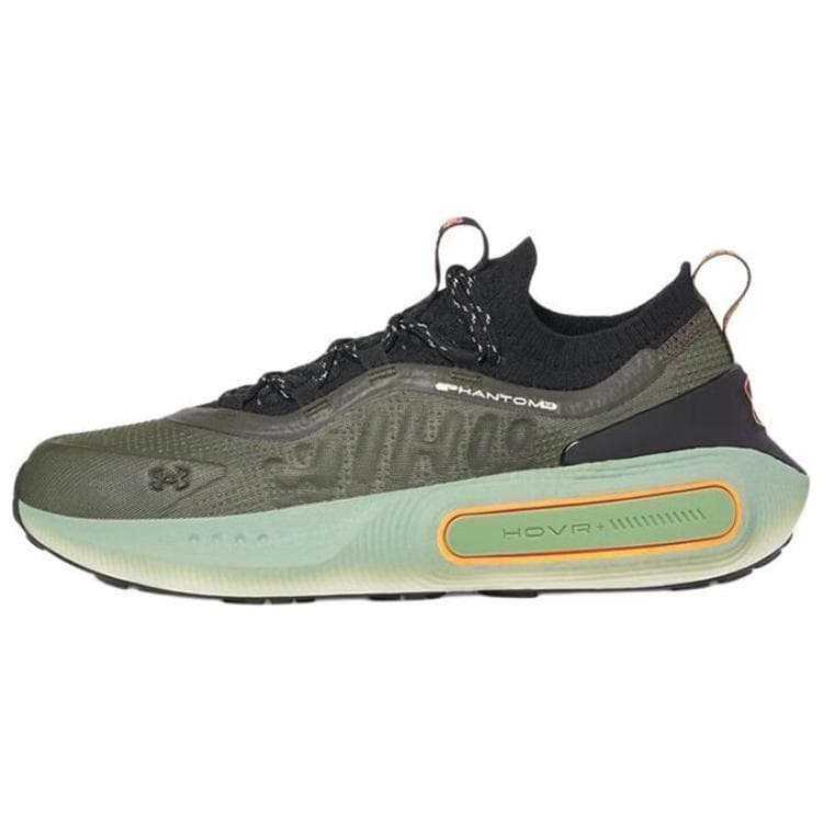 Under Armour Phantom 4 Comfortable Low-Top Lifestyle Shoes Men sneaker Green Black 3027672-310 cm