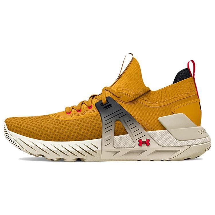 Under Armour Project Rock 4 Heritage Men Sneakers Gold Cruise-Gold Stone 3025942-701 cm