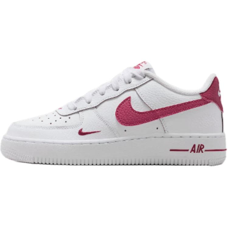 Nike Air Force 1 Leather Round Toe Versatile Breathable Low Top Kids Basketball Shoes Unisex sneaker IO7403-100 cm