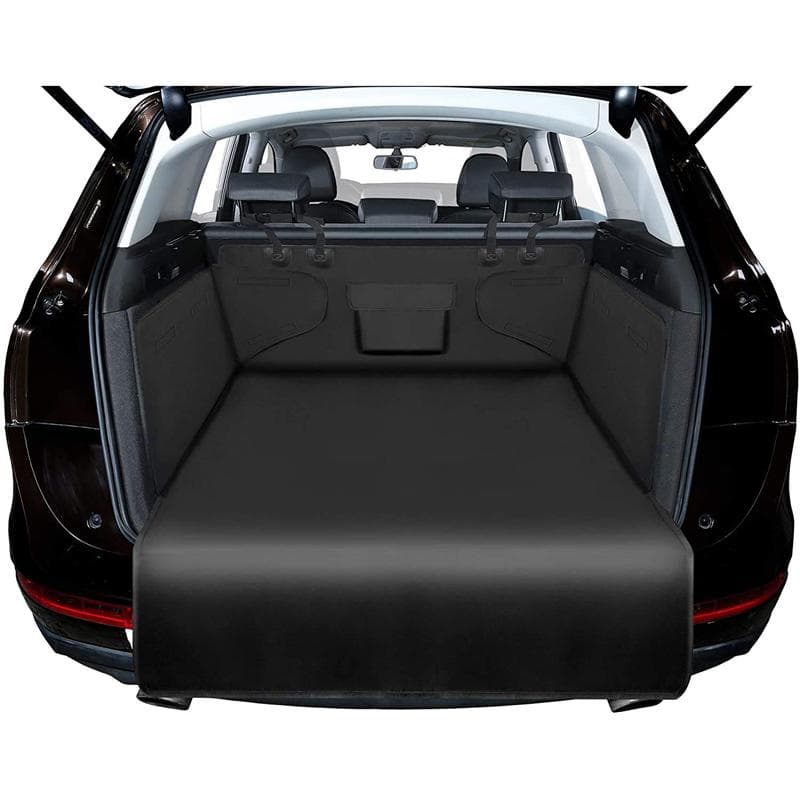 Benepaw Tear-Resistant Dog Trunk Cover Mat Anti-Scratch Nonslip Pet Travel Cargo Liner Waterproof for Medium Car Truck SUV black