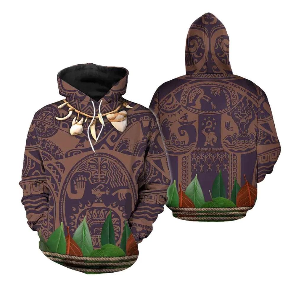 2024 Newest Sweatshirt Summer Moana Halloween Costume 3D Hoodie Fathion Mens Maui Birthday Moana Cosplay Day-wear Unisex Tops cm