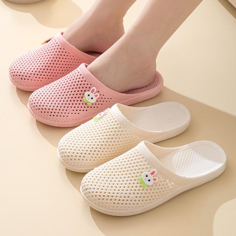 New Summer Slippers, Flat-bottomed Flip-flops, Women's Soft-soled Anti-slip Beach Slippers cm orange