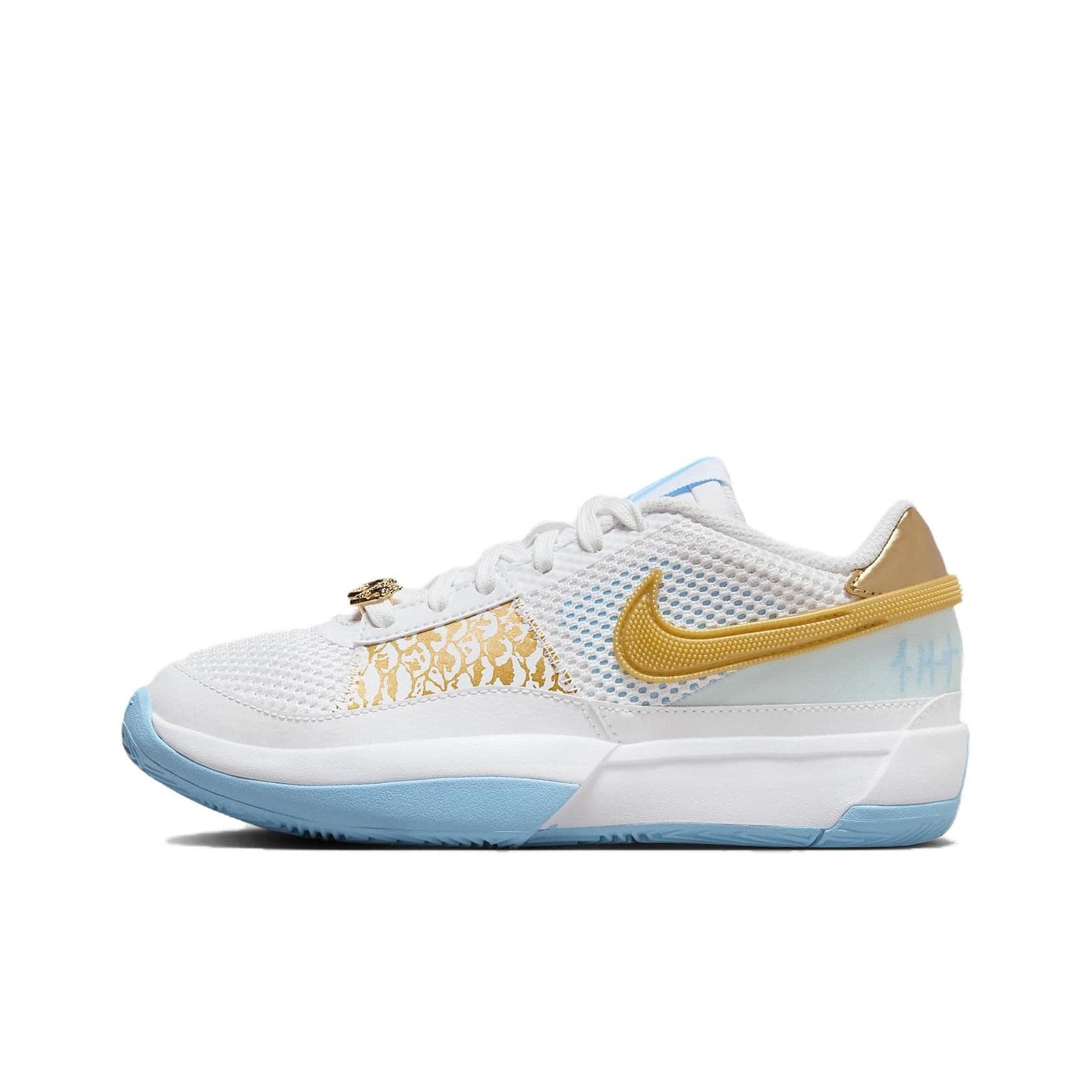 Nike Ja 1 GS Chinese New Year Kids Sneakers White Game-Royal Pure-Platinum FZ8327-103 cm