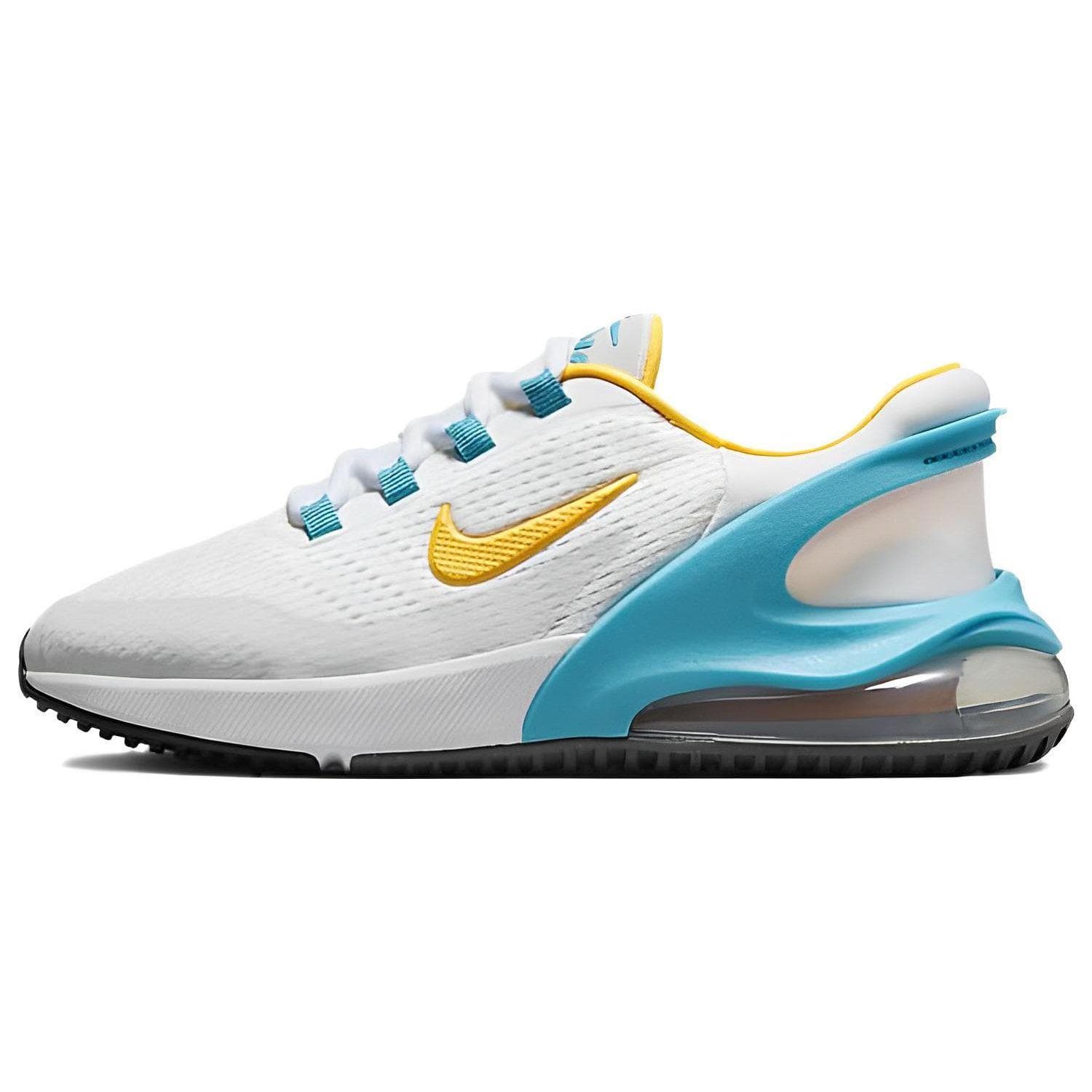 Nike Air Max 270 GO GS Diffused Blue Kids Sneakers White Summit-White Blue-Lightning DV1968-100 cm
