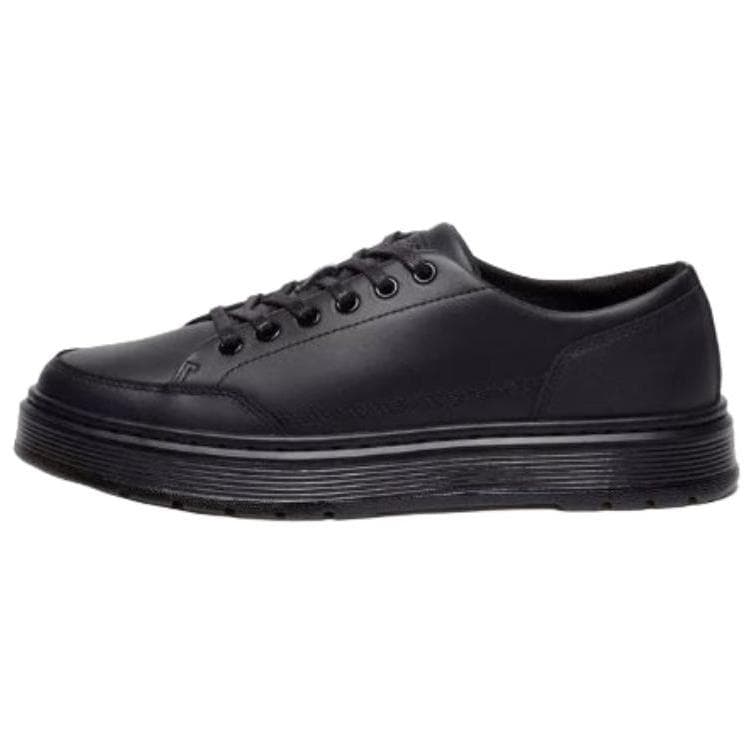 Dr. Martens Brookline Leather Comfortable Versatile Low-Top Casual Shoes Unisex Casual Shoes Black 41542001 cm