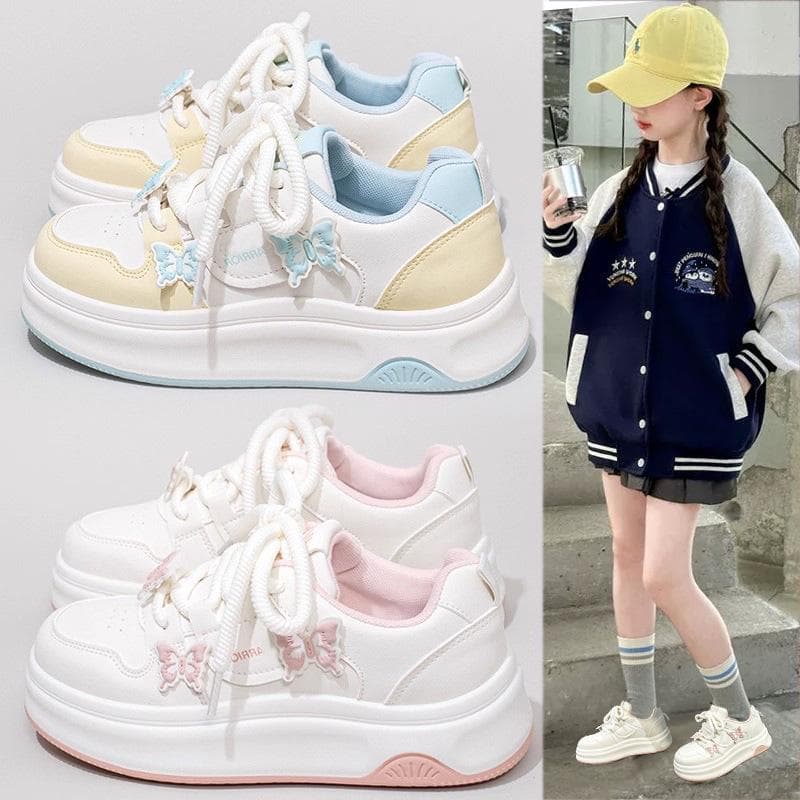 Girls' White Canvas Shoes - 2025 Spring/Autumn Fashion for Big Kids, Soft Sole, Versatile Casual Wear 17.8cm pink