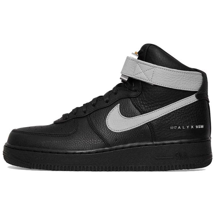 1017 ALYX 9SM x Nike Air Force 1 High Black Wolf Grey Unisex Sneakers CQ4018-003 cm