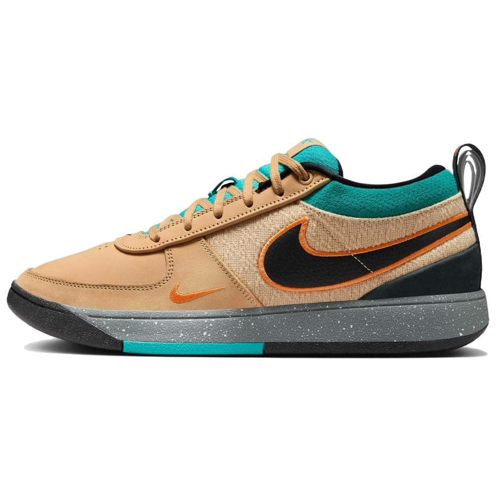 Nike Book 1 Comfortable Slip Resistant Abrasion Resistant Low top Basketball Shoes Men's Beige Black IF2405-200 cm