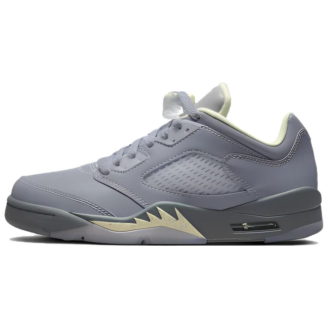 Air Jordan 5 Retro Low Indigo Haze Women Sneakers Purple Fire-Red Metallic-Silver FJ4563-500 cm