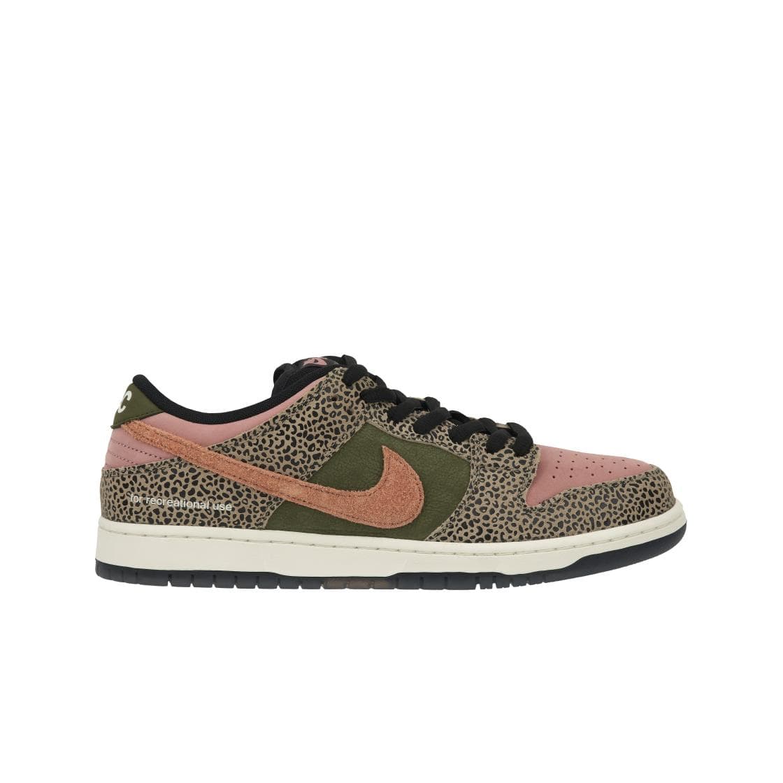 Arts-Rec x Nike Dunk Low SB For Recreational Use Unisex Sneakers Multi-Color Khaki Amber-Brown IH3211-200 cm