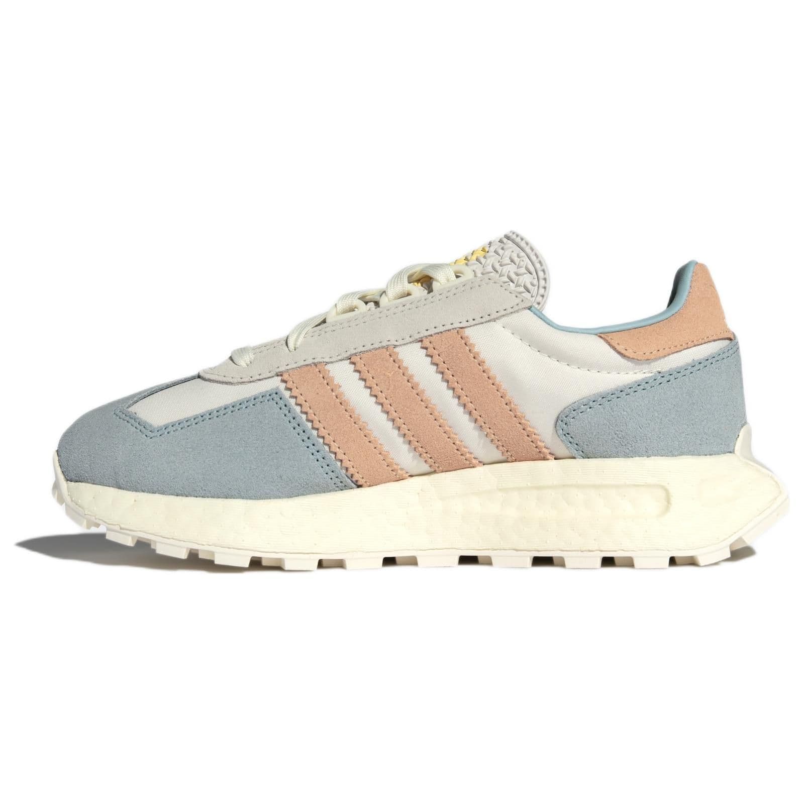 Adidas Originals Retropy E5 Leather Suede Retro Sports Durable Low-Top Lifestyle Shoes Women sneaker White Gray Pink HP7743 cm