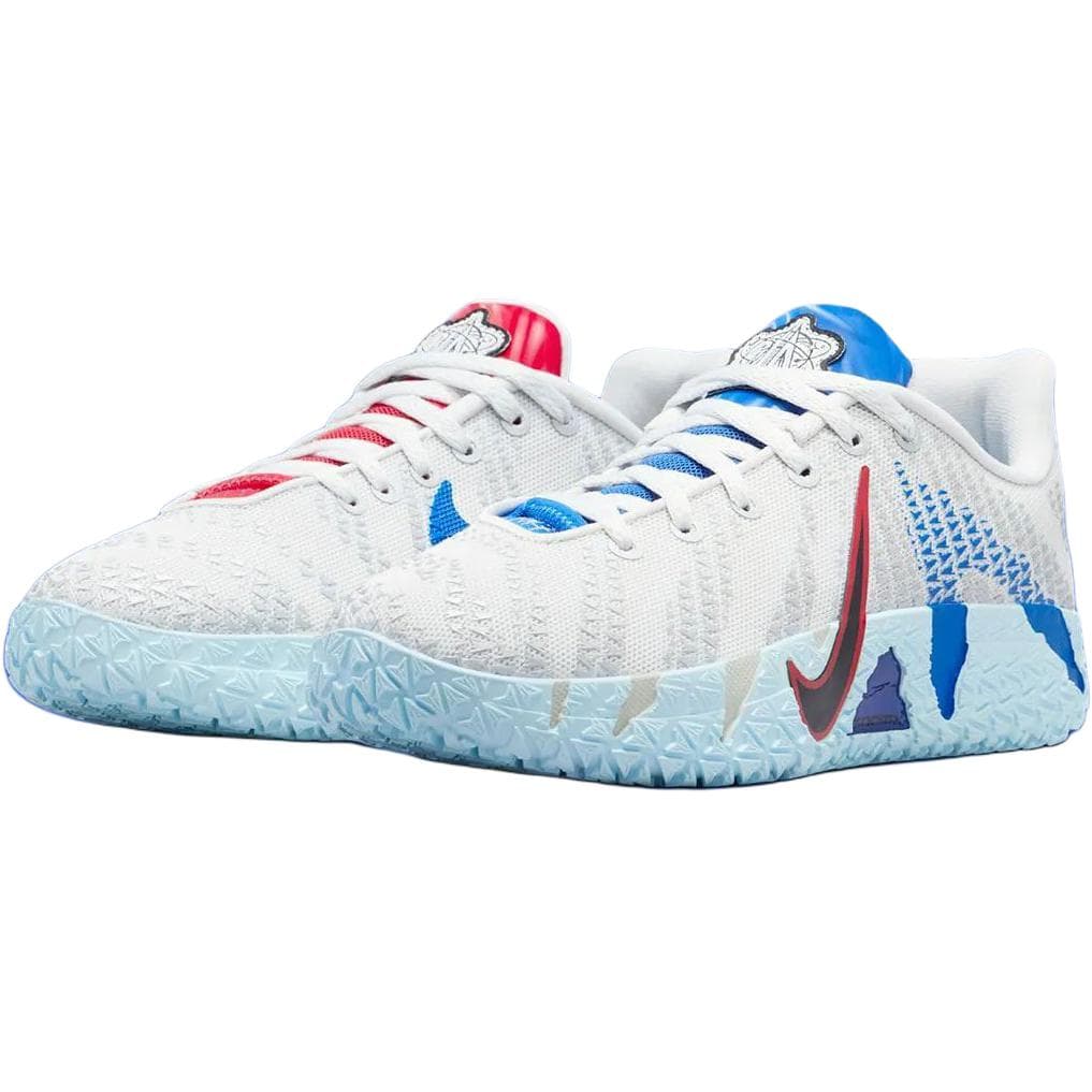 Nike Ja 3 GS Outer Space Kids Sneakers Blue Photon-Dust Black-University-Red-Game-Royal IQ0839-001 cm