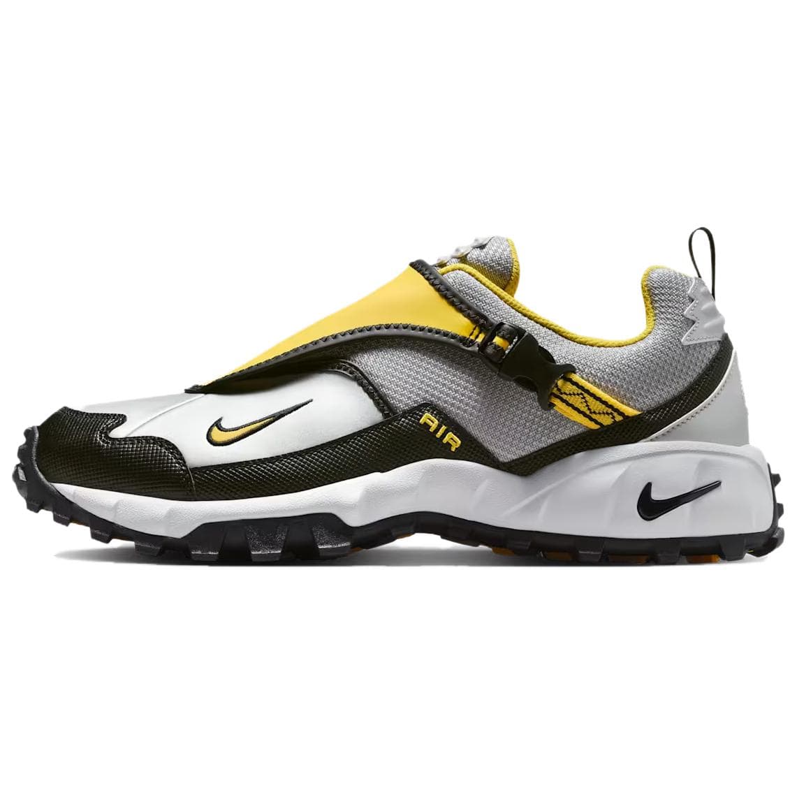 Nike Air Phassad ACG Metallic Silver Yellow Zest 2025 Unisex Sneakers Black HM7133-001 cm