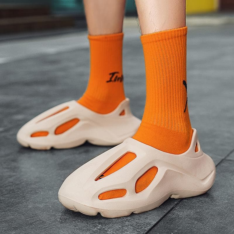 Fashion Luxury Designer Brand Men Women Fashion Foam Runner Summer Sandals Men's Slides Man Casual Slippers Beach Clogs Garden Eva Shoes cm