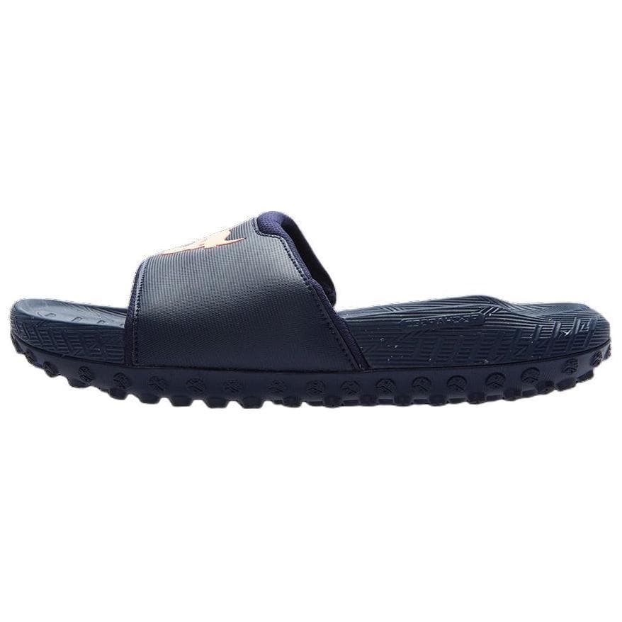 Under Armour Project Rock 3 Slide Midnight Navy Flare Orange Unisex Sneakers Blue 3026034-403 cm