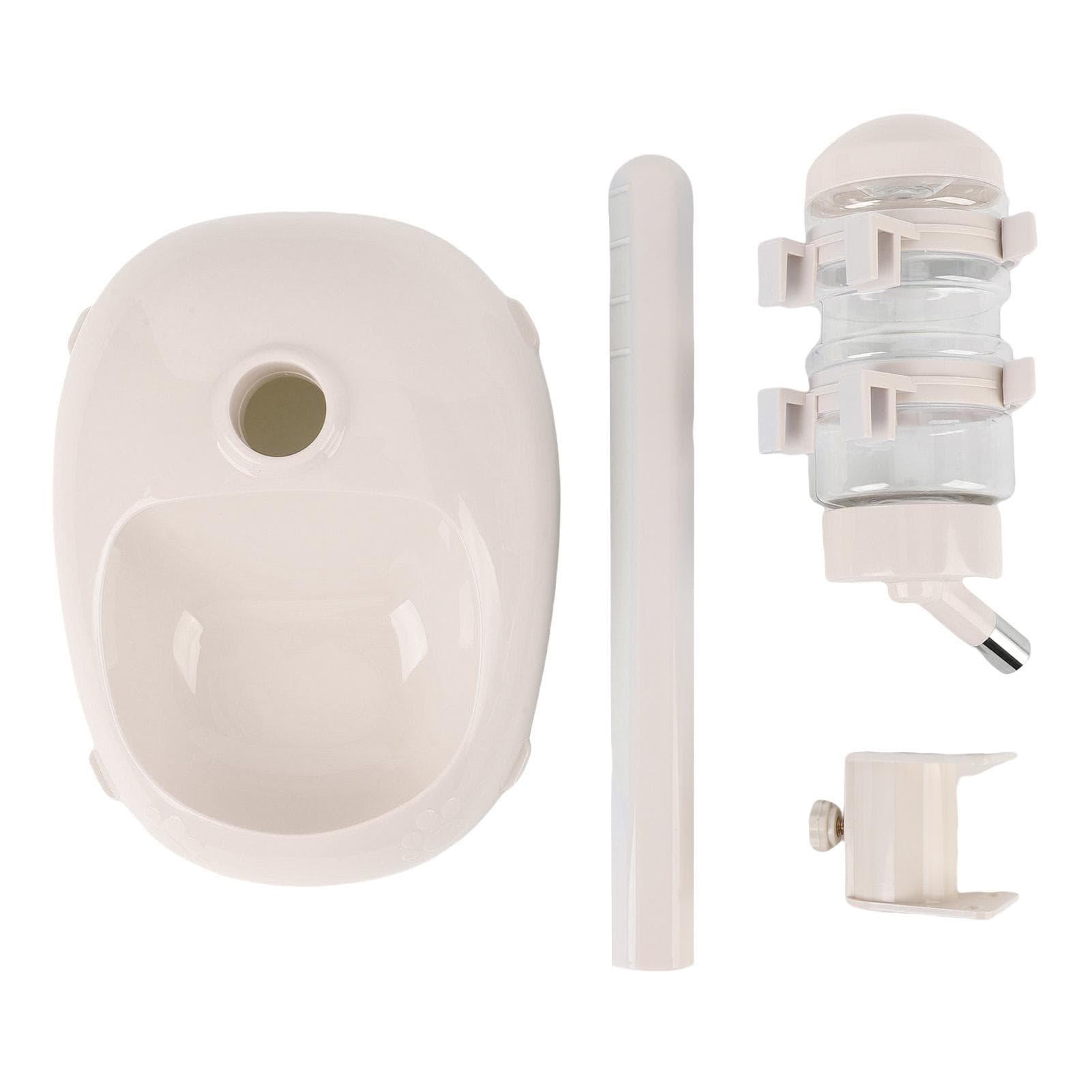 Pet Standing Water Dispenser Feeder Height Adjustable 500ml Capacity Standing Automatic Water Feeder for Puppy