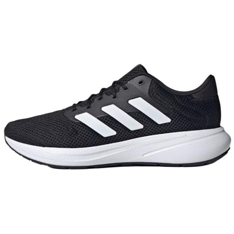 Adidas Response Runner Anti Slip Wear Resistant Low Top Running Shoes Men's Black Sneakers IH6100 cm black