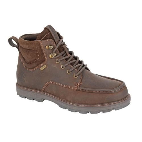 Woodland Mens Waxy Leather Ankle Boots cm brown