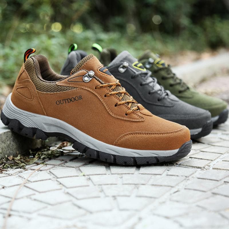 39-49 Men's Large Size Outdoor Anti-slip, Wear-resistant Low-top Sports Hiking Shoes Hiking Shoes cm brown