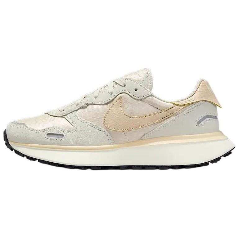 Nike Phoenix Waffle Light Orewood Brown Women Sneakers Cream Summit-White Black FD2196-104 cm