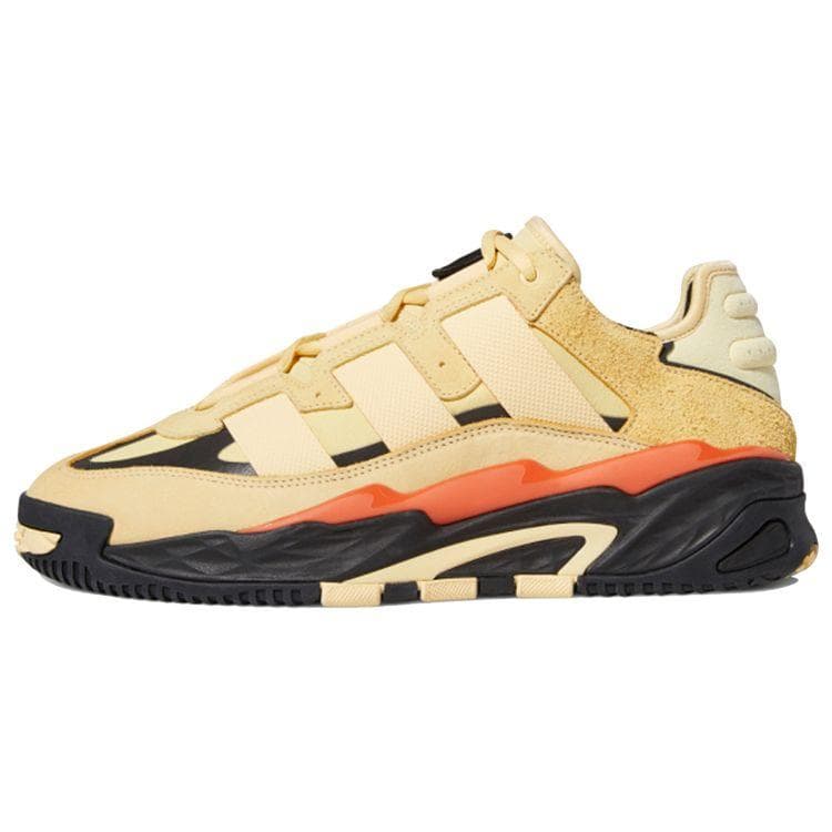 Adidas Originals Niteball Synthetic Leather Cool Versatile Slip Resistant Durable Low Top Lifestyle Casual Shoes Unisex Casual Shoes FX0363 cm