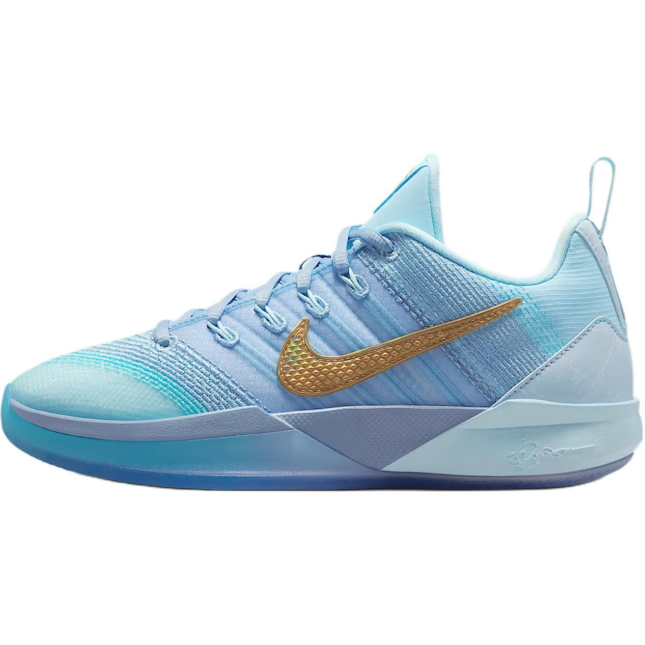 Nike Sabrina 3 GS Blueprint Kids Sneakers Glacier-Blue Neptune-Blue Light-Armory-Blue IB3088-400 cm