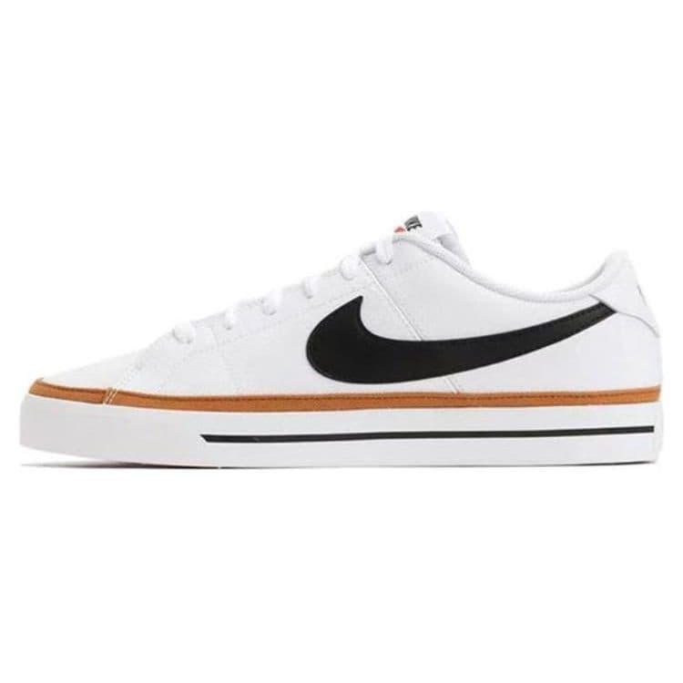 Nike Court Legacy Slip Resistant Lightweight Low Top Skate Shoes Men Sneakers White Purple Yellow DZ2778-157 cm