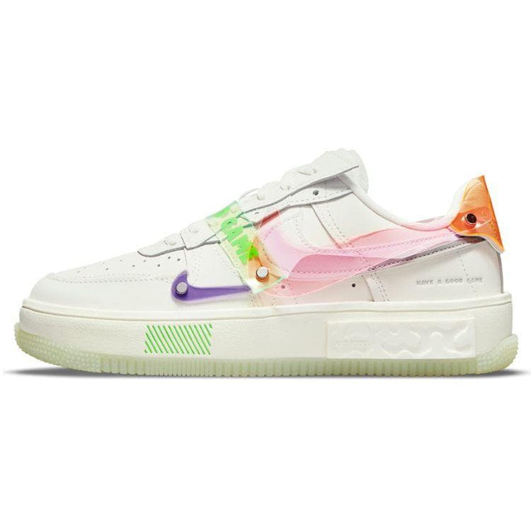 Nike Air Force 1 Fontanka Have A Good Game Women Sneakers Cream Sail Green-Strike DO2332-111 cm