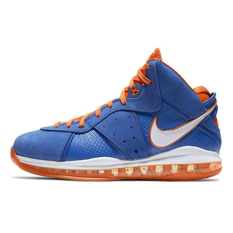 Nike LeBron 8 HWC Men Sneakers Blue Varsity-Royal Orange-Blaze CV1750-400 cm