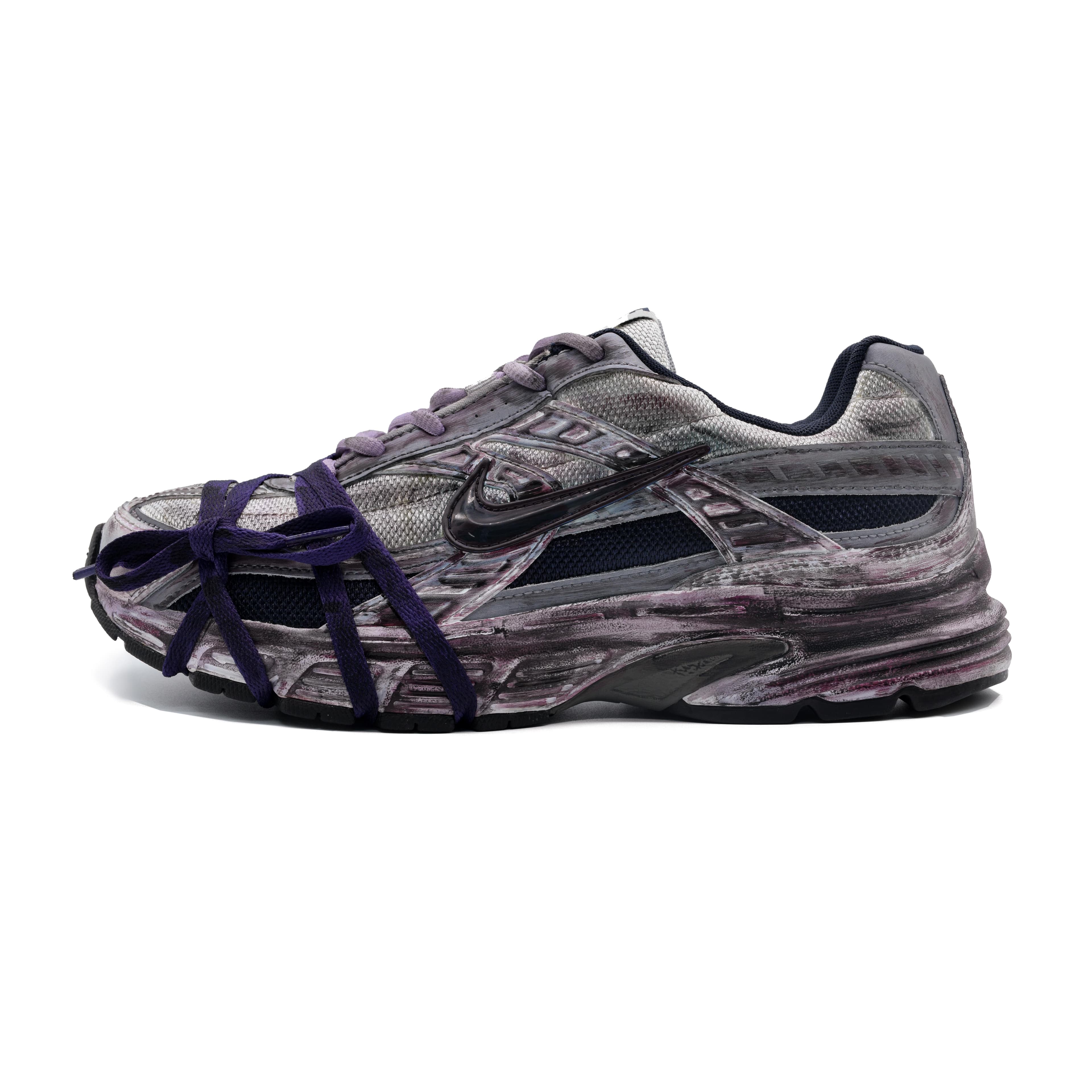 Nike Initiator Low top Running Shoes Men's Black Purple 394055-101Team164 cm
