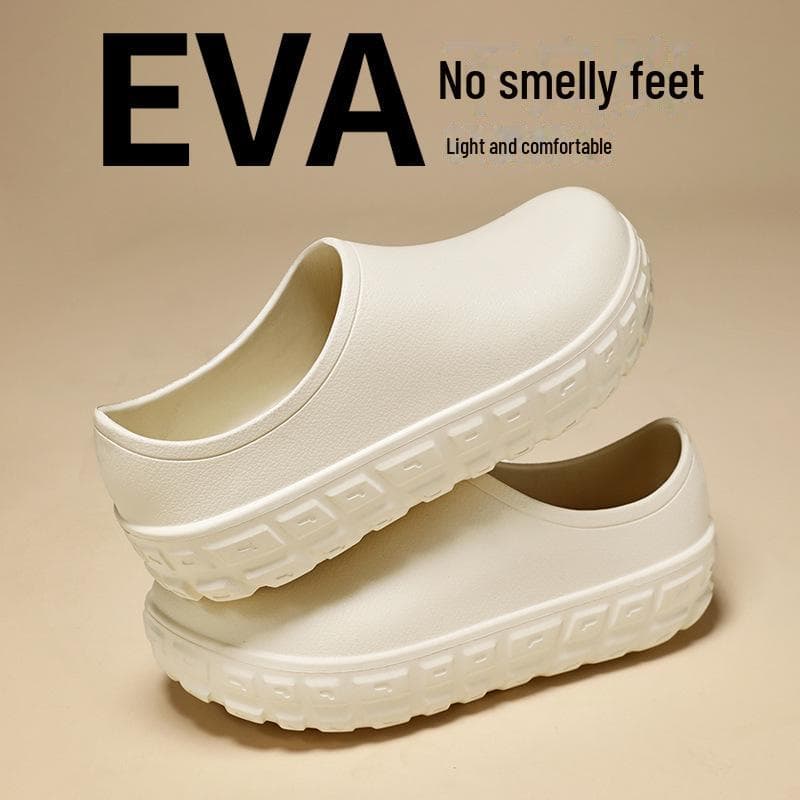 Unisex Waterproof & Oil-Proof Chef Shoes - Large Size Rain Boots for Outdoor and Gardening Tasks cm black