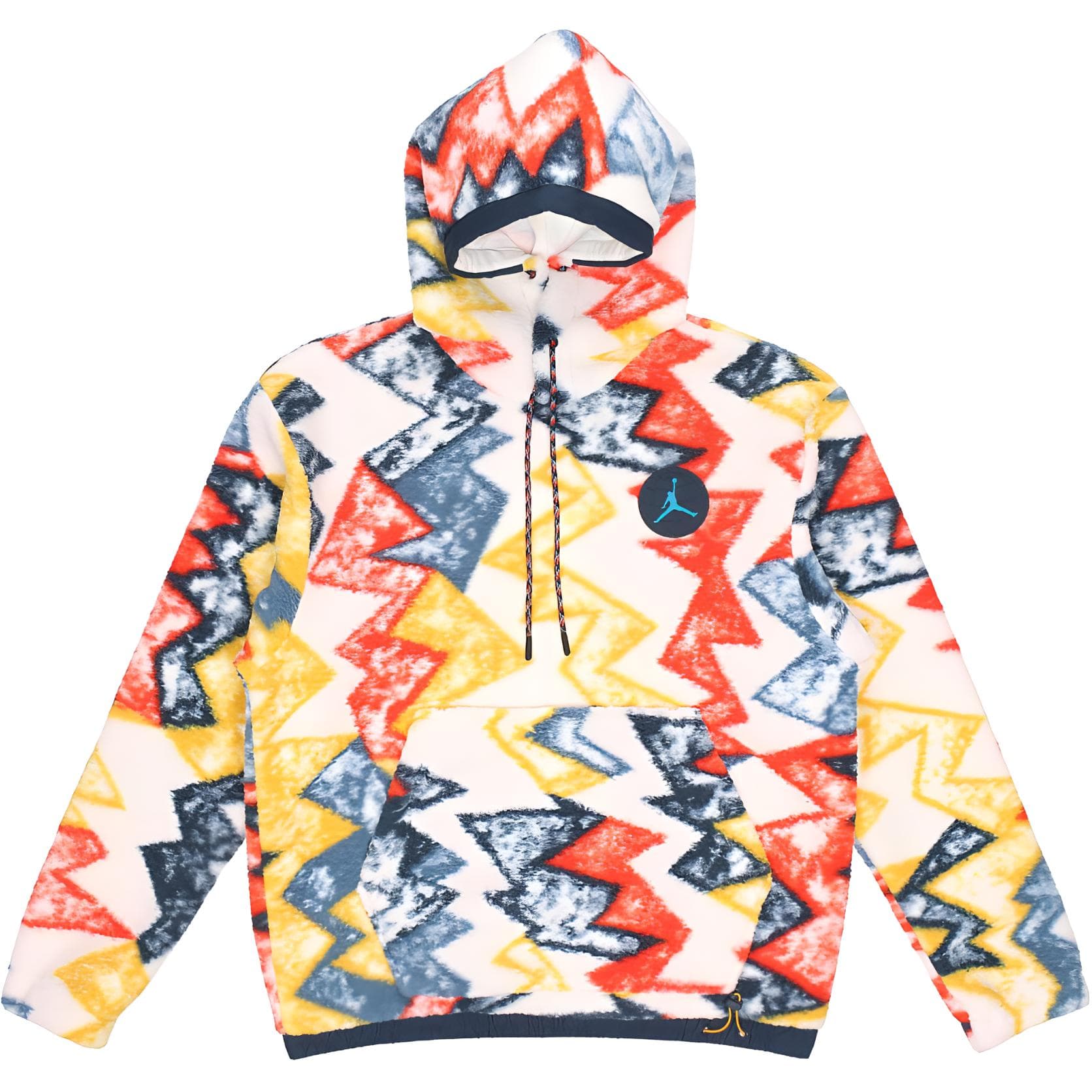 Jordan Contrast Letter Print Long Sleeve Hoodie Men Tops Multicolor DH1111-133 cm