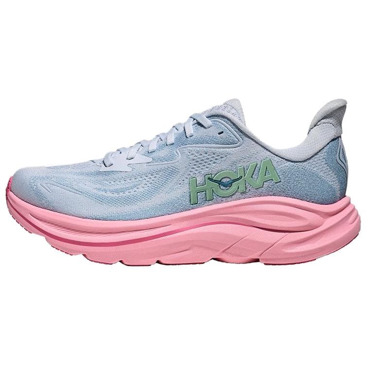 Hoka One One Clifton 10 Wide Comfortable Versatile Non-Slip Durable Breathable Supportive Running Shoes Women sneaker Blue Pink 1162050-OTP