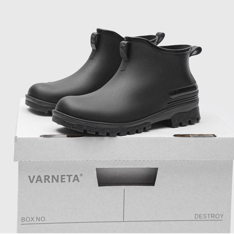Men's Rain Boots Non-slip Waterproof Shoes Outdoor Men Rain Boot Couples Hiking Shoes Non-slip Men Shoes Slip on Botas De Lluvia cm